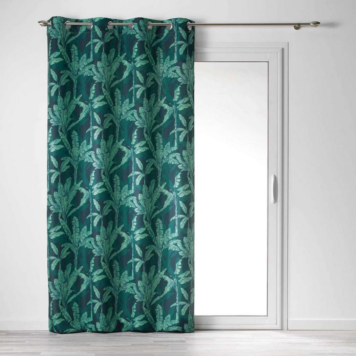 Rideau À Oeillets 140X260 Vahe Vert – Rideau But concernant Rideau Enfant Vert
