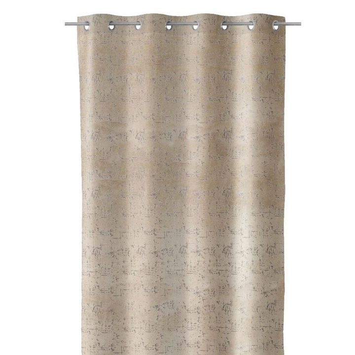 Rideau À Oeillets Bliss Velours Beige – 140 X 260 Cm pour Rideau Velours Beige Rideau À Oeillets Bliss Velours Beige – 140 X 260 Cm pour Rideau Velours Beige
