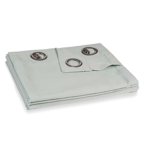 Rideau À Oeillets En Coton Bleu Pastel À L'Unité 140X250 intérieur Rideau Pastel