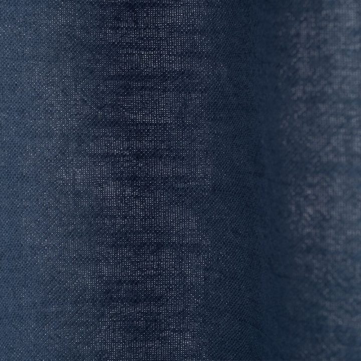 Rideau À Oeillets En Ramie Bleu Figuerolles 130X250Cm encequiconcerne Rideau Voilage Alinea