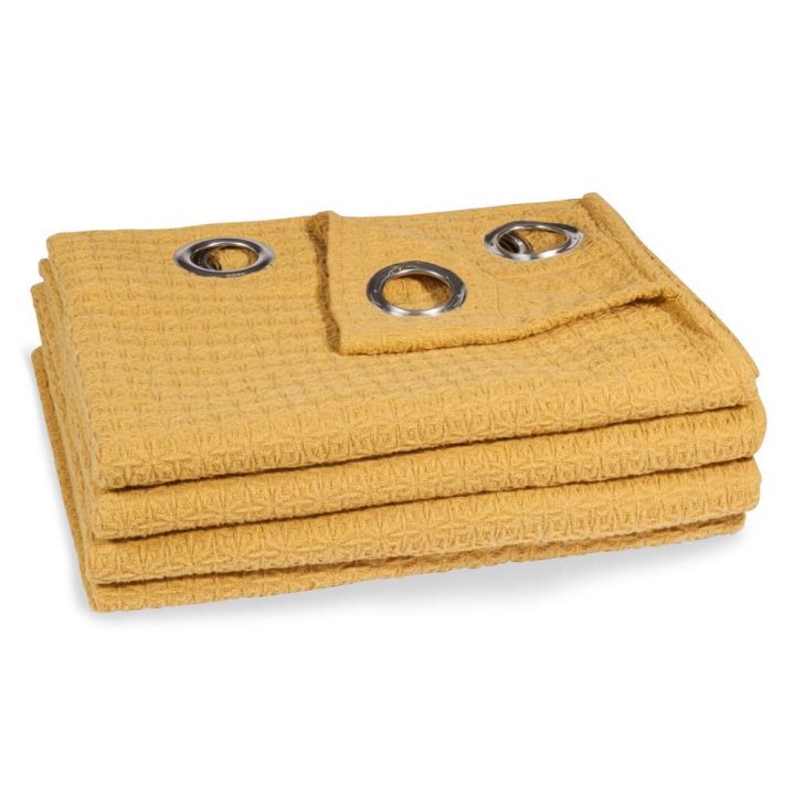 Rideau À Oeillets Jaune Moutarde 140X250 Yep | Maisons Du pour Rideau Moutarde Rideau À Oeillets Jaune Moutarde 140X250 Yep | Maisons Du pour Rideau Moutarde