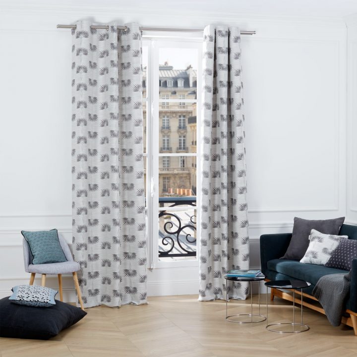 Rideau À Oeillets Lily Blanc – Madura tout Rideaux Blanc Cassé Rideau À Oeillets Lily Blanc – Madura tout Rideaux Blanc Cassé