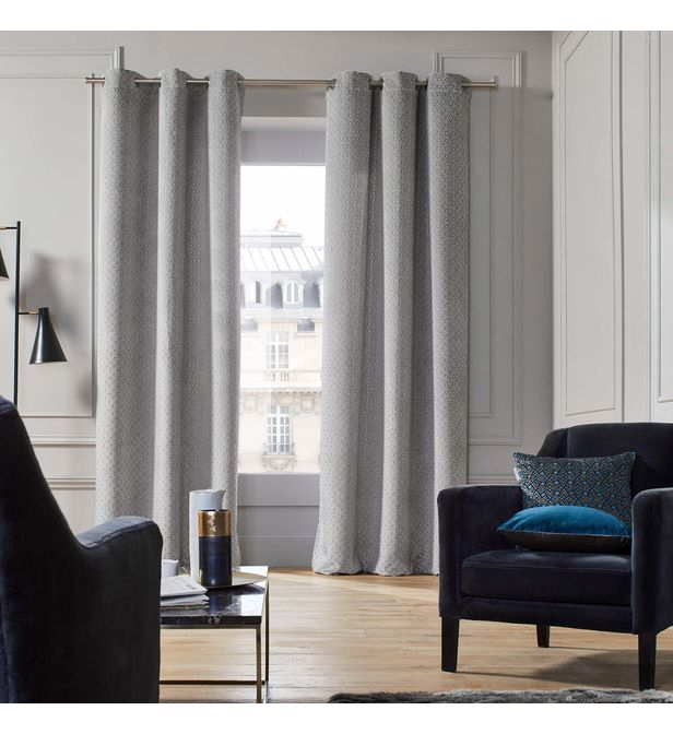 Rideau À Oeillets Oscar Madura En Gris | Galeries Lafayette tout Rideaux Galeries Lafayette Maison Rideau À Oeillets Oscar Madura En Gris | Galeries Lafayette tout Rideaux Galeries Lafayette Maison