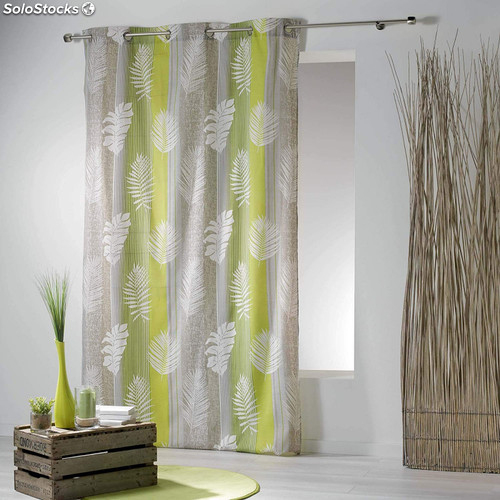 Rideau À Oeillets Rideau À Oeillets 140 X 240 Cm Polycoton encequiconcerne Rideau Lulu Castagnette