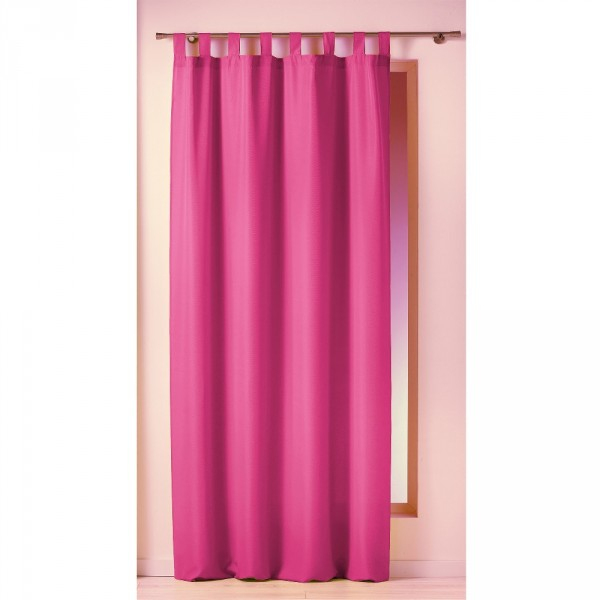 Rideau À Pattes Uni Rose Fuchsia – Rideau – Rideau Et destiné Rideau Fushia
