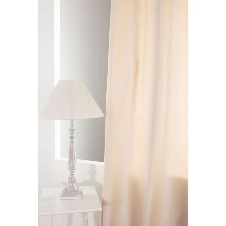 Rideau Anti-Froid 140 X 280 Cm Grande Hauteur Uni Ecru concernant Rideau Plastique Anti Froid