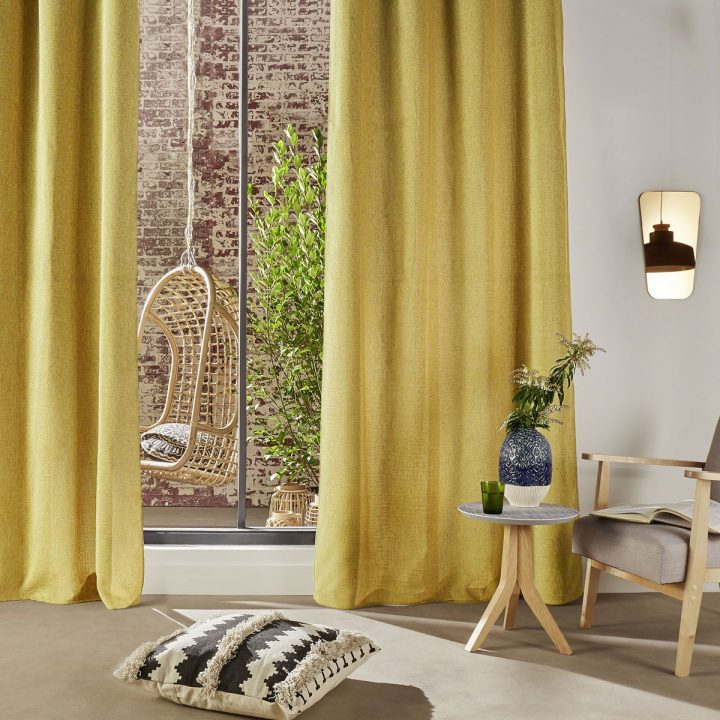 Rideau Baracoa Moutarde 140X260Cm – Décoration À Prix Mini pour Rideau Moutarde Rideau Baracoa Moutarde 140X260Cm – Décoration À Prix Mini pour Rideau Moutarde