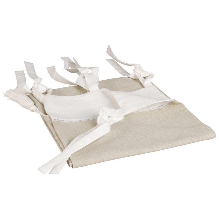 Rideau Brise Bise À Nouettes En Coton Beige Imprimé à Rideaux 60X120 Rideau Brise Bise À Nouettes En Coton Beige Imprimé à Rideaux 60X120