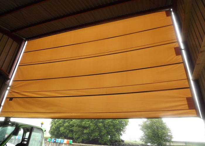 Rideau Brise Vent Coulissant Montbeliard destiné Rideau Horizontal