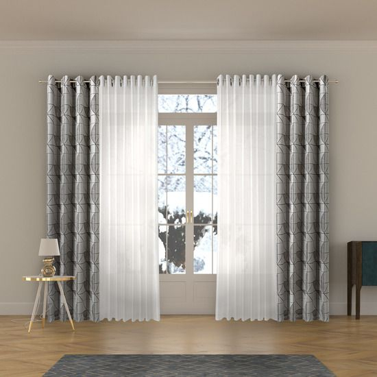 Rideau Cadri Coloris Gris 140 X 260 Cm | Décoration Maison destiné Rideau Prune Et Gris Rideau Cadri Coloris Gris 140 X 260 Cm | Décoration Maison destiné Rideau Prune Et Gris