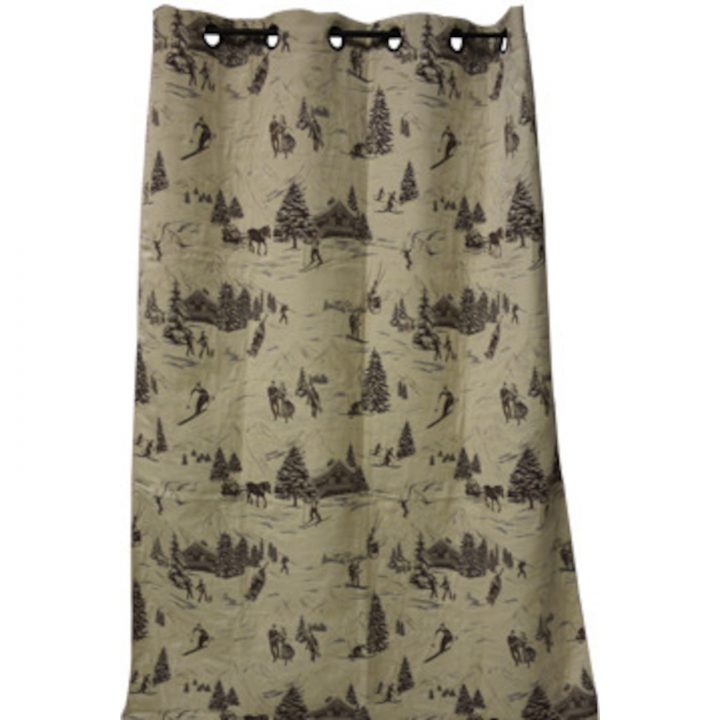 Rideau Chalet Courmayeur à Rideaux Style Montagnard Rideau Chalet Courmayeur à Rideaux Style Montagnard