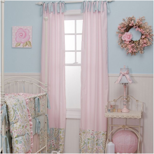 Rideau Chambre Bébé Fille Rideau Rose Poudré serapportantà Rideau Occultant Fille