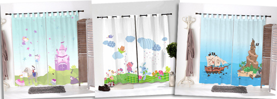 Rideau Chambre Bébé Pas Cher – Idées De Tricot Gratuit destiné Rideau Enfant Garcon