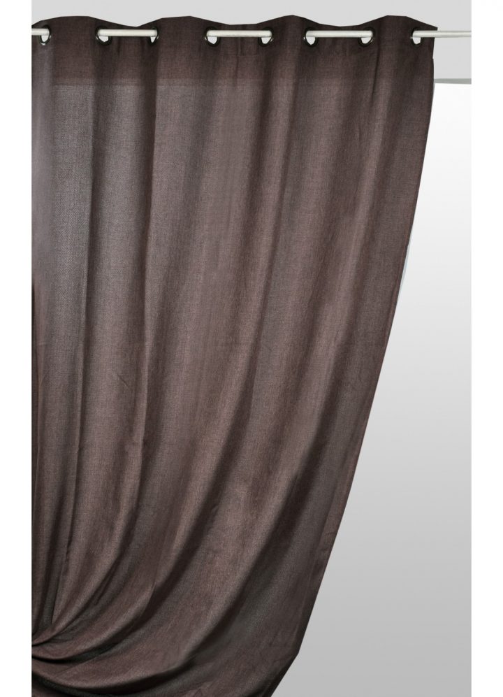 Rideau D Ameublement En Toile Uni (Aubergine), (Beige concernant Rideaux Aubergine