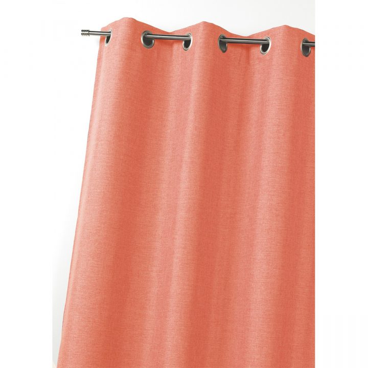 Rideau D Ameublement Uni Effet Naturel (Corail), (Bordeaux tout Rideaux Couleur Corail Rideau D Ameublement Uni Effet Naturel (Corail), (Bordeaux tout Rideaux Couleur Corail