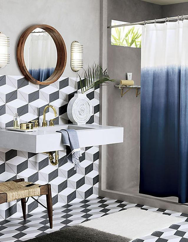 Rideau De Douche : 15 Rideaux De Douche Pour Une Salle De pour Rideau Occultant Pour Salle De Bain Rideau De Douche : 15 Rideaux De Douche Pour Une Salle De pour Rideau Occultant Pour Salle De Bain