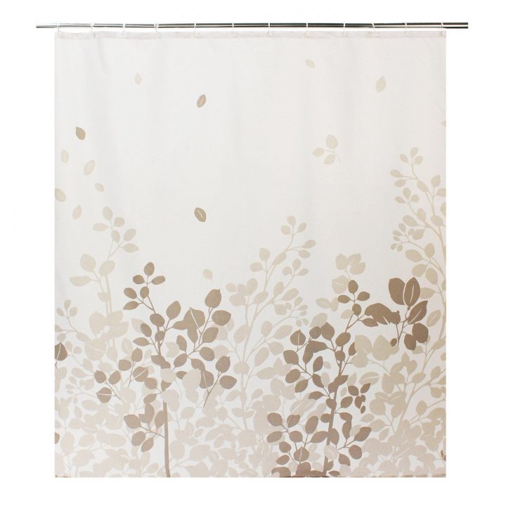 Rideau De Douche En Textile Gris Galet N°3 L.180 X H.200 à Rideau Japonais Leroy Merlin