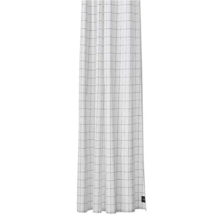 Rideau De Douche Grid Ferm Living Design Adulte encequiconcerne Rideau De Douche Noir Et Blanc