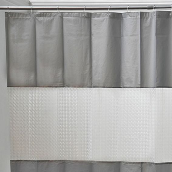 Rideau De Douche Plastique Laser Gris – Accessoire Douche serapportantà Rideau Plastique Industriel