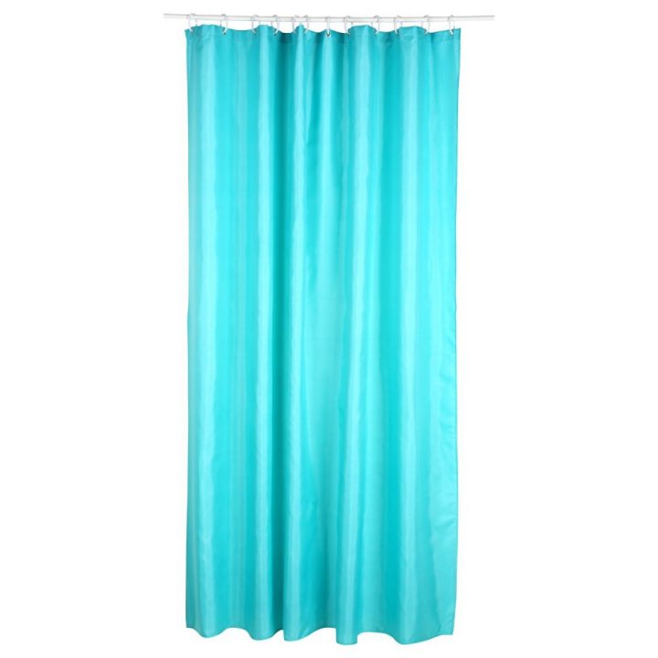 Rideau De Douche – Polyester – 180 X 200 Cm – Turquoise serapportantà Rideau De Douche Eventail