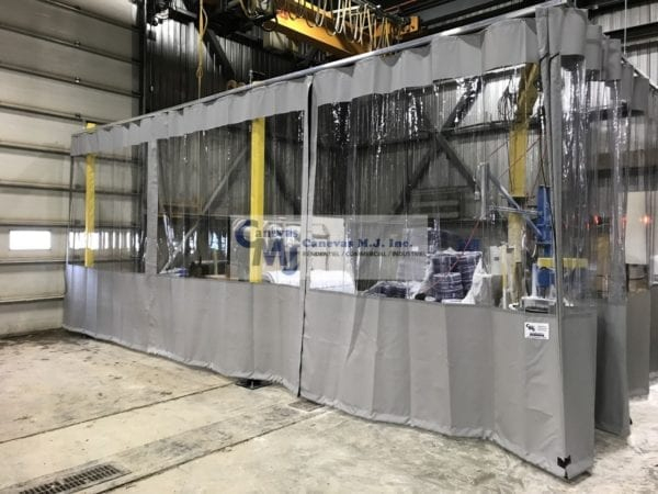 Rideau De Plastique Industriel – Rideaux Séparateurs encequiconcerne Rideau Plastique Industriel