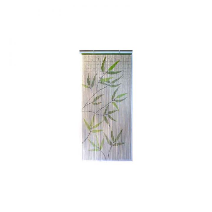 Rideau De Porte 90X200Cm Sticks Bambou – Feuille Bambou serapportantà Rideau Porte Bambou