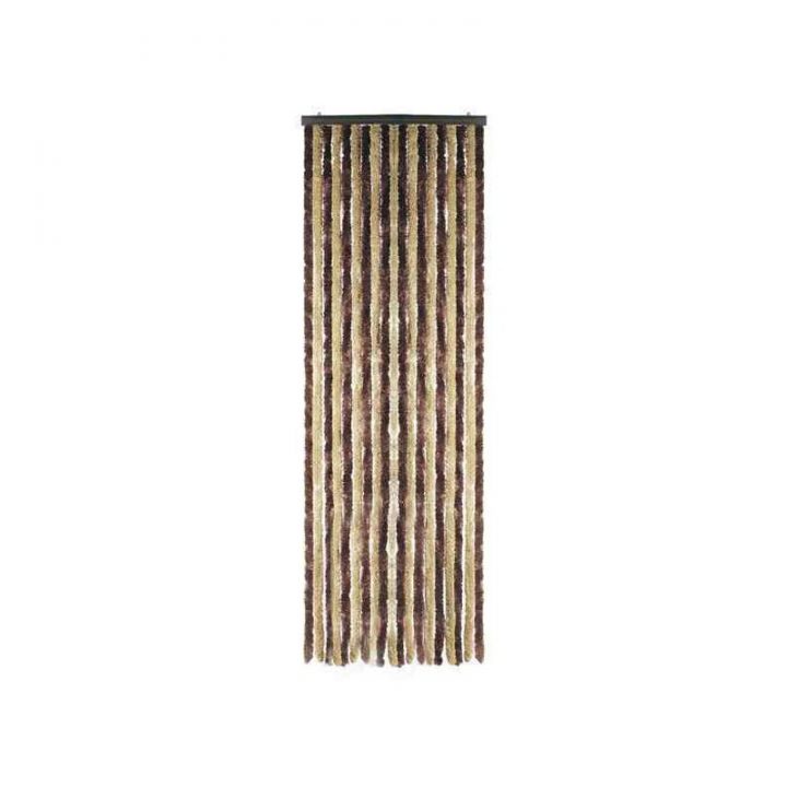 Rideau De Porte Chenilles Coloris Marron/Beige Pour pour Rideau Porte Exterieur Rideau De Porte Chenilles Coloris Marron/Beige Pour pour Rideau Porte Exterieur