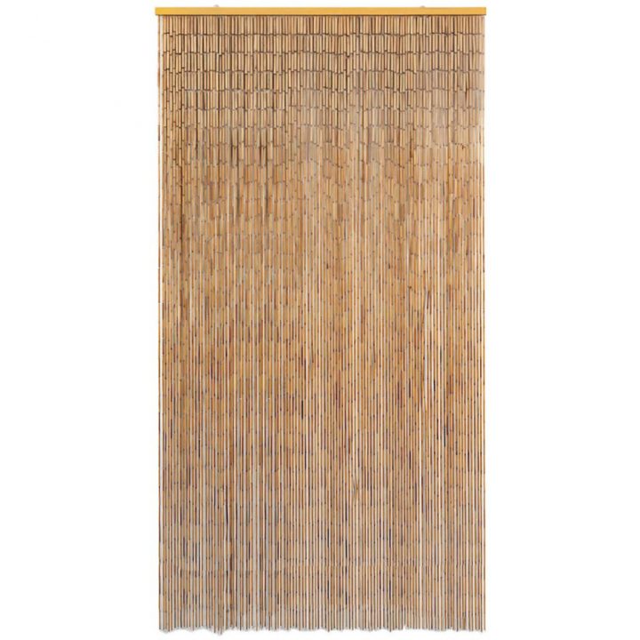 Rideau De Porte Contre Insectes Bambou 120 X 220 Cm – 43724 concernant Rideau Hauteur 220