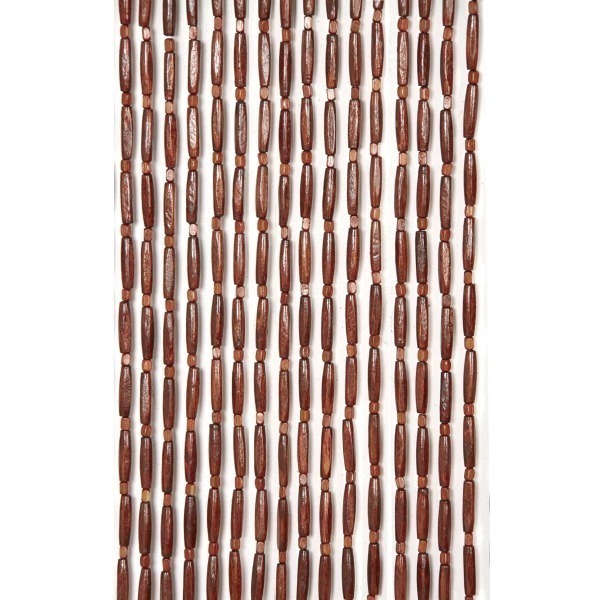 Rideau De Porte En Perles De Bois – Jardindeco pour Rideau De Porte Fantaisie