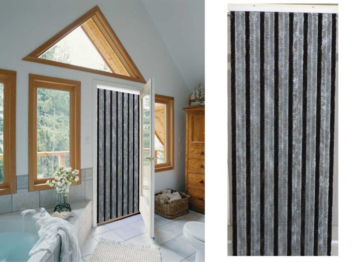 Rideau De Porte Moustiquaire Chenille Florence | Jardideco à Rideau Tonnelle