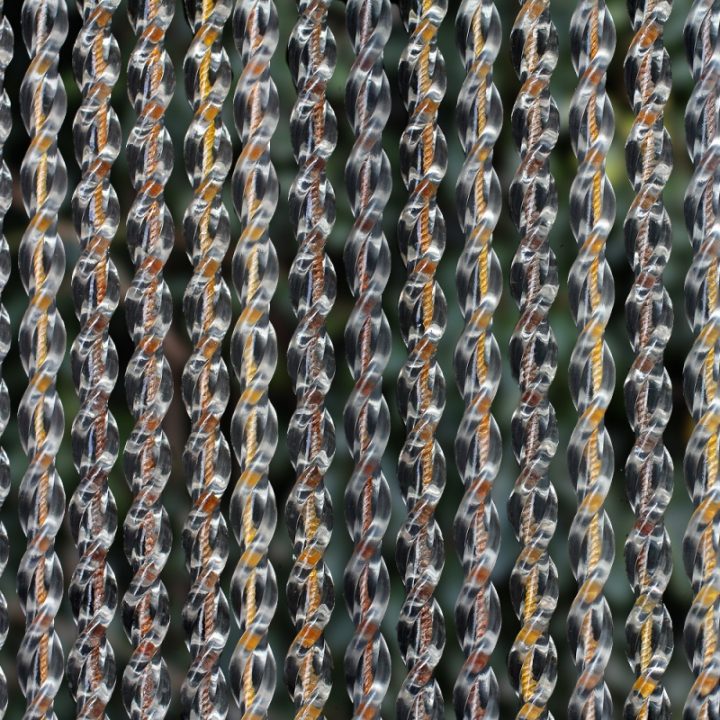 Rideau De Porte Torsadé. Achat/Vente Sur Rideau-Porte.fr encequiconcerne Rideau De Porte Fantaisie