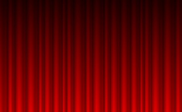 Rideau De Théâtre Rouge Fond | Télécharger Des Vecteurs encequiconcerne Rideau Theatre