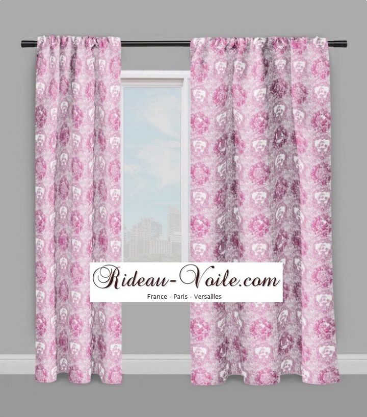 Rideau Design Motifs Toile De Jouy #Tissu#Toile#De#Jouy#Au serapportantà Rideaux Toile De Jouy