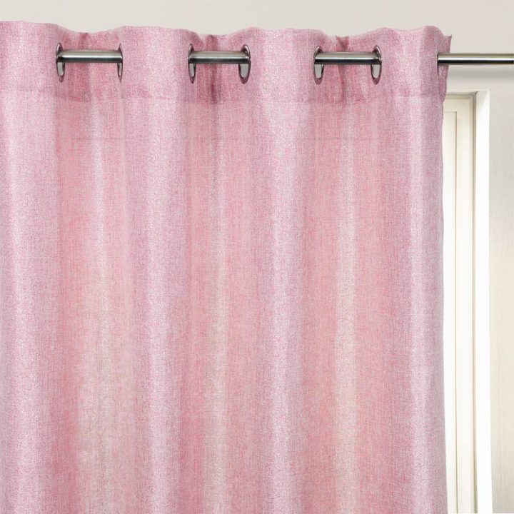 Rideau Effet Lin À Paillettes Boreal – L'Incroyable intérieur Rideau Effet Lin