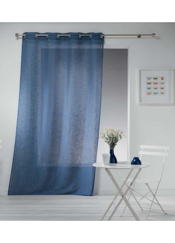 Rideau Effet Lin (Bleu), (Blanc), (Gris), (Naturel), (Rose pour Rideau Voilage Effet Lin Rideau Effet Lin (Bleu), (Blanc), (Gris), (Naturel), (Rose pour Rideau Voilage Effet Lin