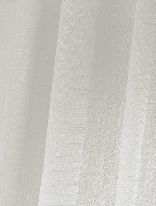 Rideau Effet Lin Linge De Lit – Beige – Kiabi – 15,00€ à Rideau Effet Lin