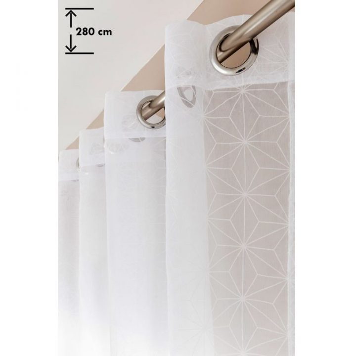 Rideau En 2020 | Voilage, Rideau Voilage Blanc Et Oeillet concernant Rideaux Imprimes Scandinaves Rideau En 2020 | Voilage, Rideau Voilage Blanc Et Oeillet concernant Rideaux Imprimes Scandinaves