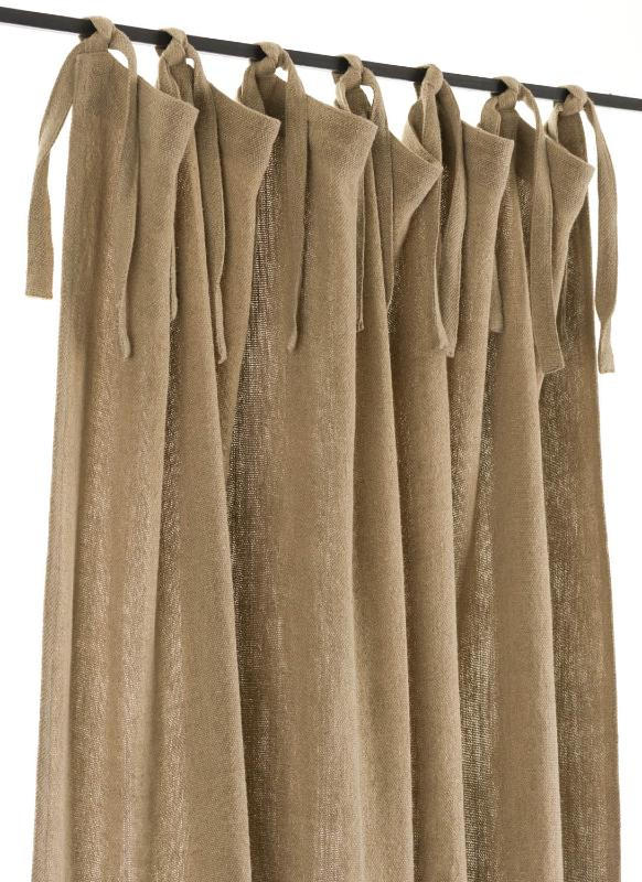 Rideau En Gros Lin Épais 100% Lin Naturel 140X280 Cm Doté dedans Rideau Epais