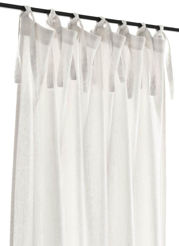 Rideau En Gros Lin Épais Coloris Naturel 140X280 Cm Doté encequiconcerne Rideaux En Lin Naturel