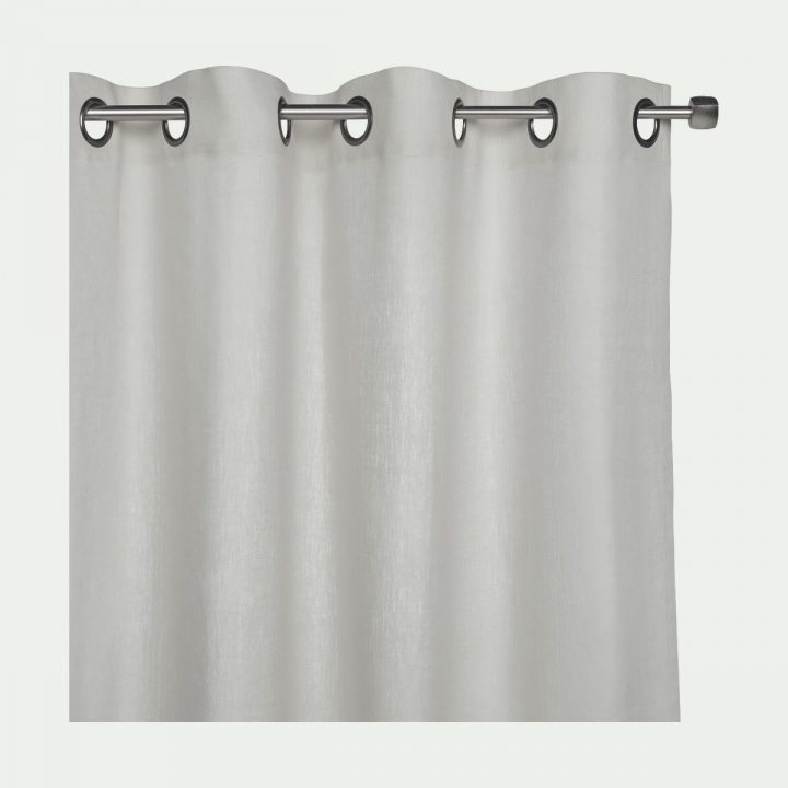 Rideau En Lin Blanc Ventoux 140X360Cm – Alinéa | Rideaux intérieur Rideaux Alinea