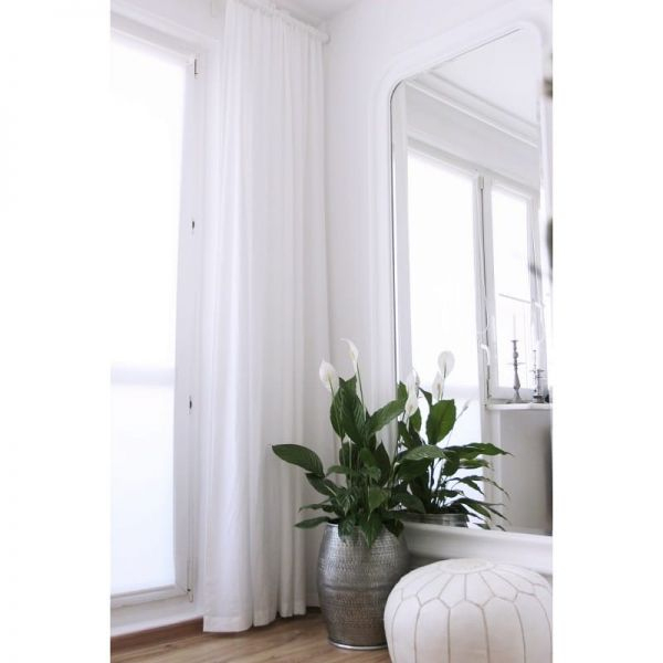 Rideau En Lin Pure Nature-Rose Poudré – Les Petits à Rideau Rose Poudré