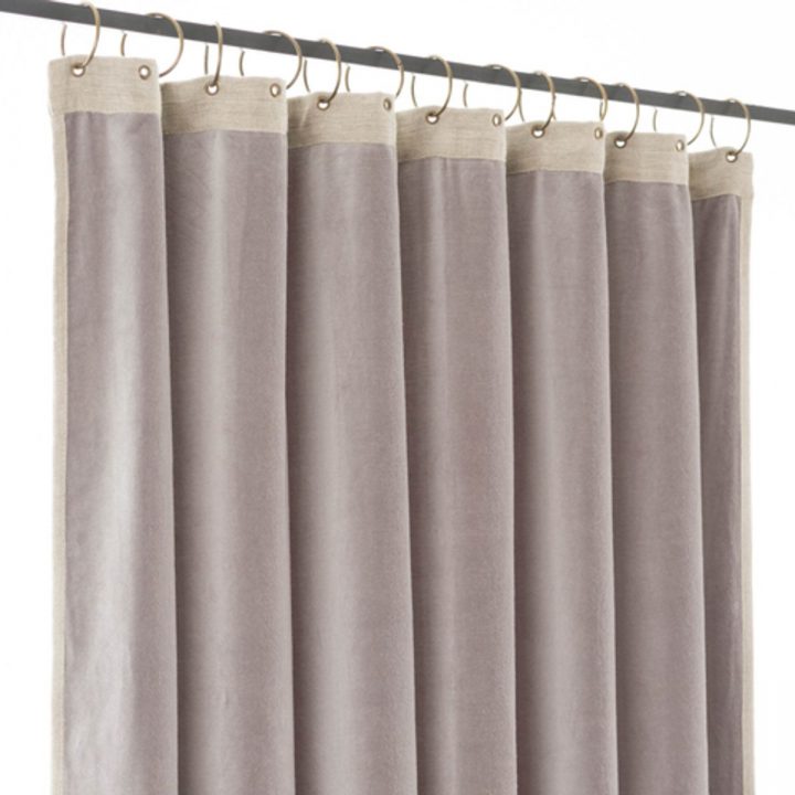 Rideau En Velours De Coton Medicis Souris En Fil D dedans Rideau En Fil