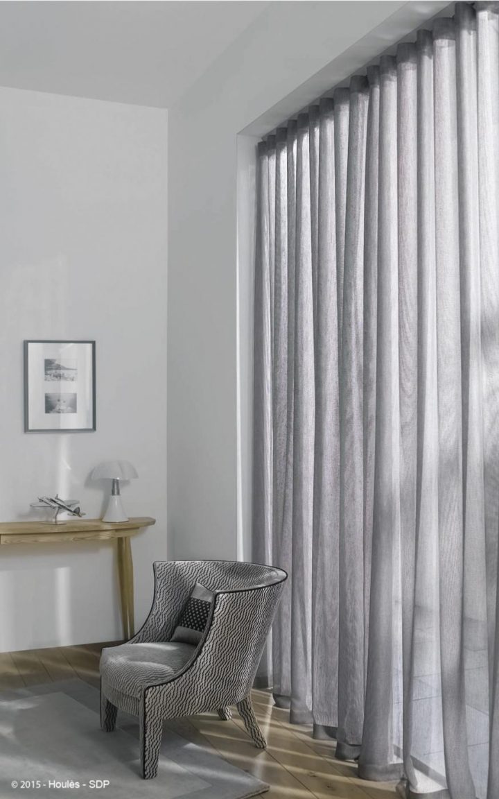 Rideau En Voilage De Polyester Gill Houles Somptueux Sur dedans Rideaux 300 Cm