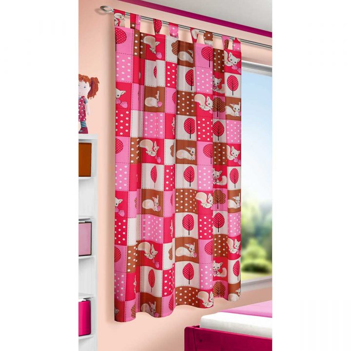 Rideau Enfant À Pattes Avec Ruban Fronçeur Imprimé pour Rideau Enfant Vert