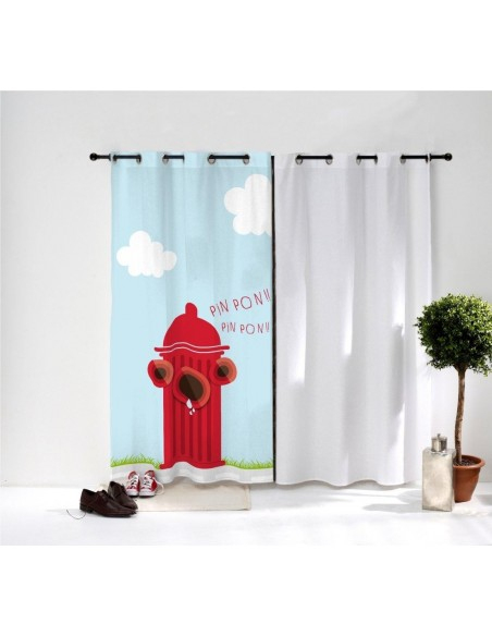Rideau Enfant: Bouche D'Incendie intérieur Rideau Enfant Garcon