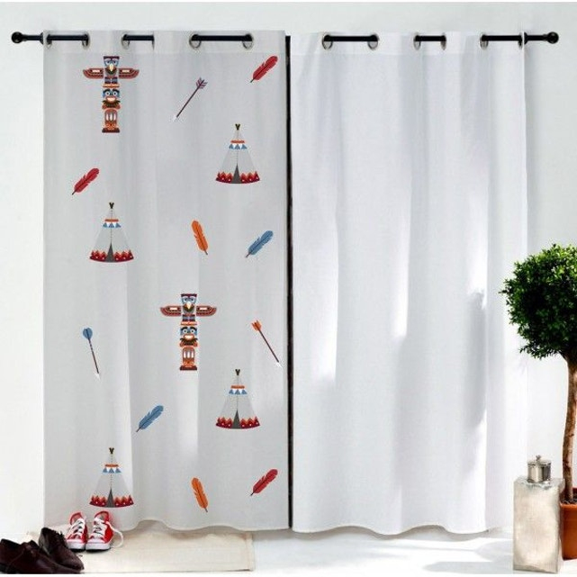 Rideau Enfant : Indiens Multicolore Decoloopio | La Redoute serapportantà Rideaux Occultants Enfants