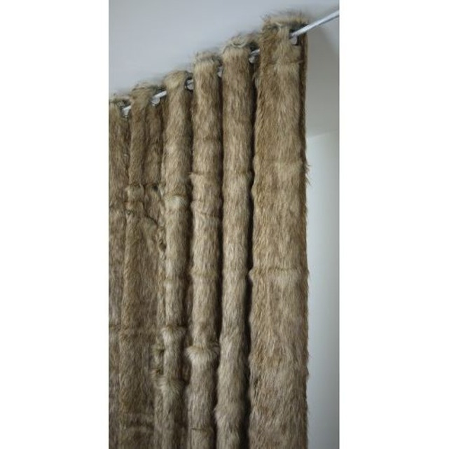 Rideau Épais Effet "Fausse Fourrure" Home Maison | La Redoute avec Rideau Fourrure