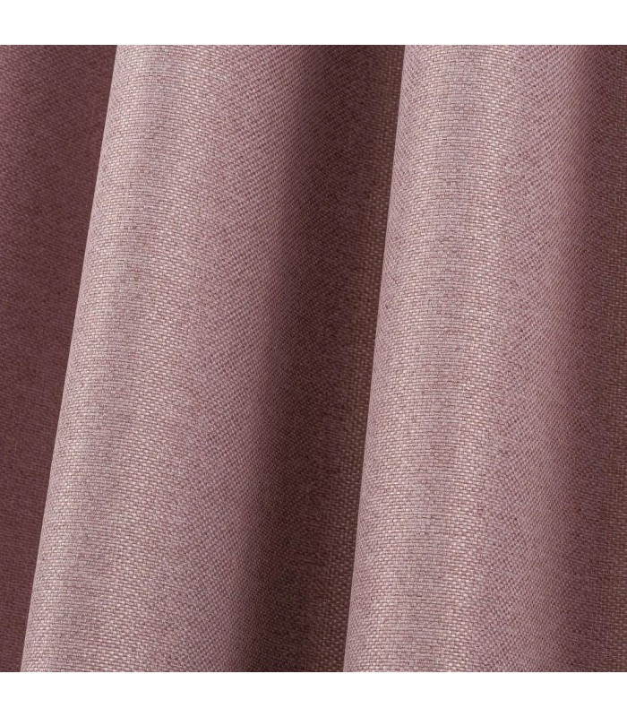 Rideau Épais Occultant À Oeillets Vieux Rose – Longueur 260Cm destiné Rideau Epais
