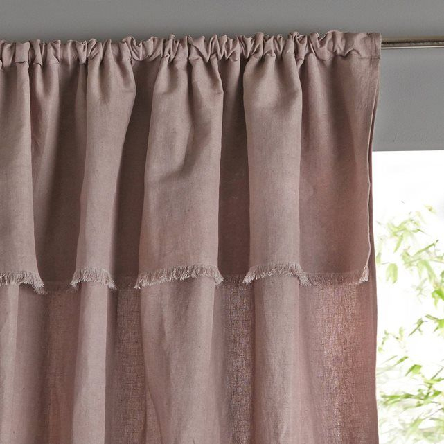 Rideau Esprit Bohème Chic, Tifenn La Redoute Interieurs encequiconcerne Rideau Lin Pas Cher