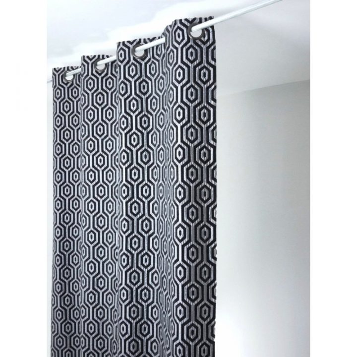 Rideau Fantaisie Avec Motif Géométrique concernant Rideau De Porte Fantaisie